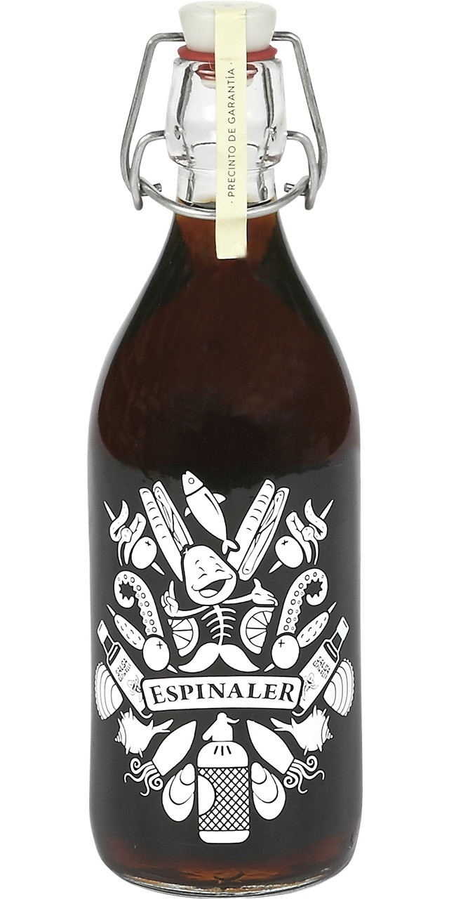 Espinaler-vermut negre ampolla vintage