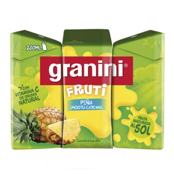 Granini mini-bric fruit zero pinya